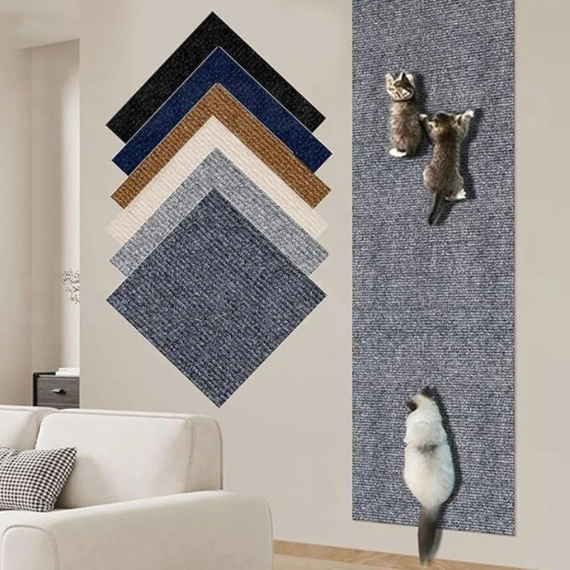 Cat Scratcher Sofa Protector โ Self-Adhesive Couch Guard for Cats