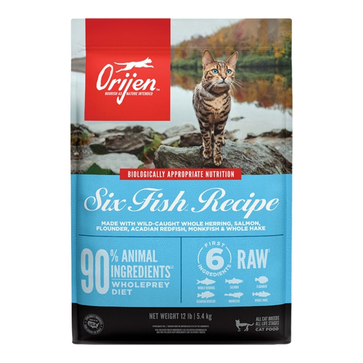 Orijen Six Fish Cat (12 lb)