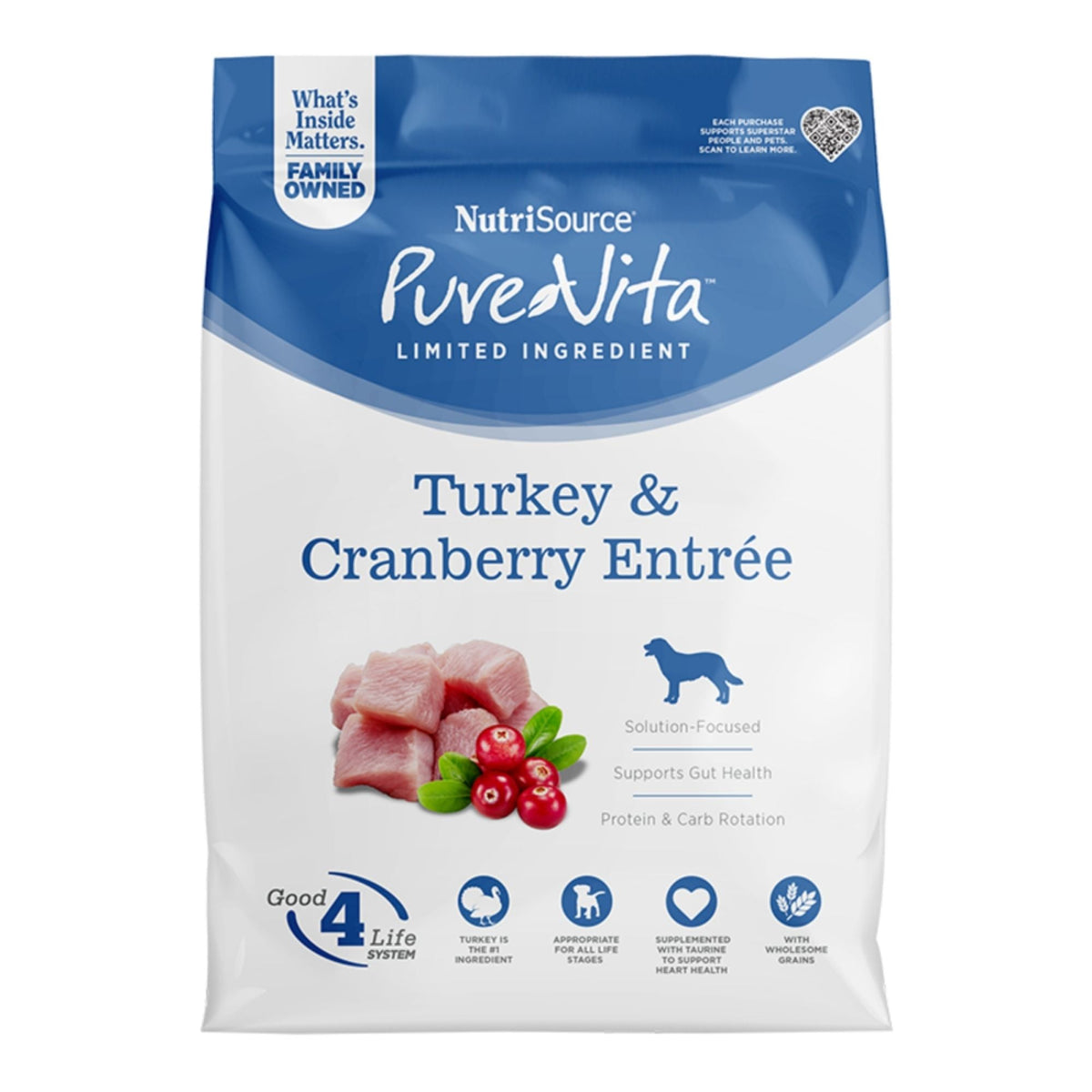 Pure Vita Turkey & Cranberry (12 lb)
