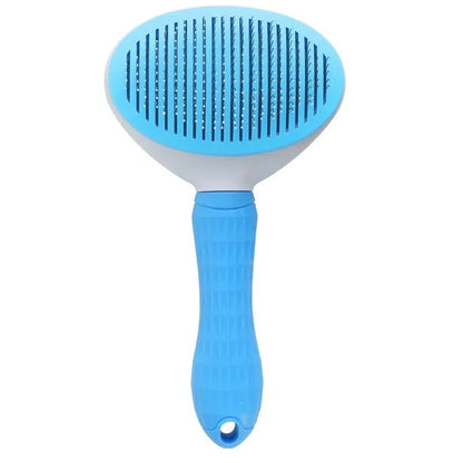 Self Cleaning Pet Hair Remover Brush, Dog & Cat Dematting Comb Grooming Tool