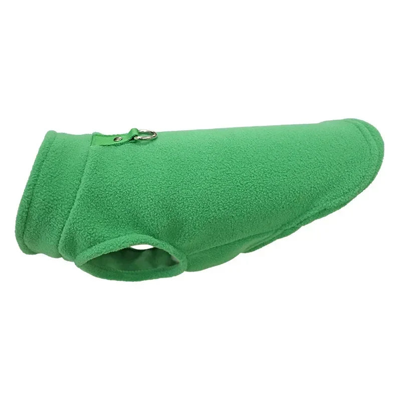 Warm Fleece Pet Jacket Vest – Cozy Coat for Small Dogs & Cats