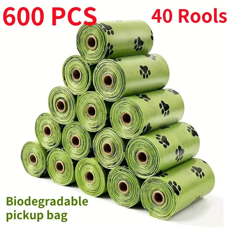 Dog Poop Bags, 30/600 Pcs Refill Rolls, Leak-Proof Pet Waste Bags for Dogs & Cats, 15 Bags/Roll