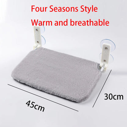 Cat Hammock Foldable Window Suction Cup Hanging Nest, Cat Sunbathing Hanging Bed