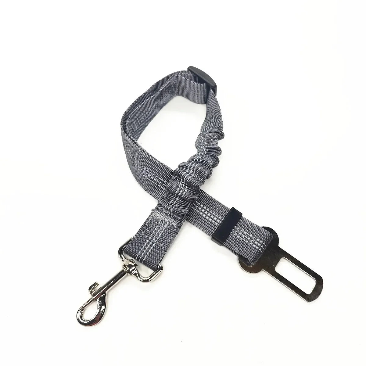 Adjustable Dog & Cat Car Seat Belt, Pet Safety Harness Lead Clip for Vehicle Travel