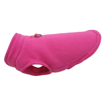 Warm Fleece Pet Jacket Vest – Cozy Coat for Small Dogs & Cats