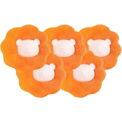1-5Pcs Pet Hair Remover Ball, Reusable Laundry Lint Catcher for Washing Machine, Cat & Dog Fur Filter