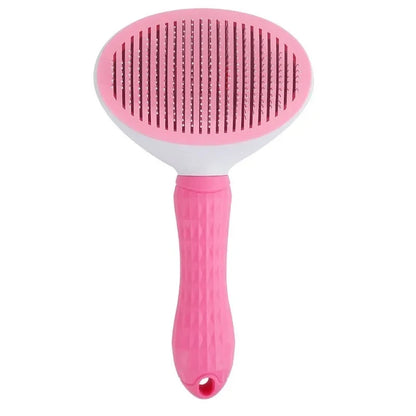 Self Cleaning Pet Hair Remover Brush, Dog & Cat Dematting Comb Grooming Tool