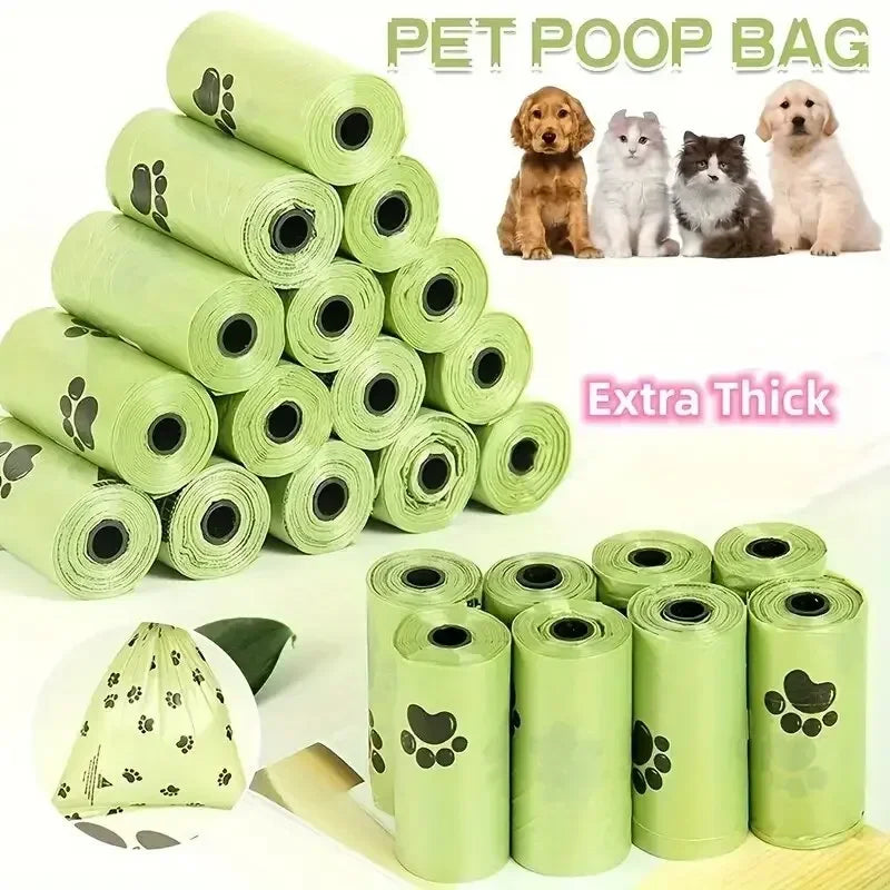Dog Poop Bags, 30/600 Pcs Refill Rolls, Leak-Proof Pet Waste Bags for Dogs & Cats, 15 Bags/Roll
