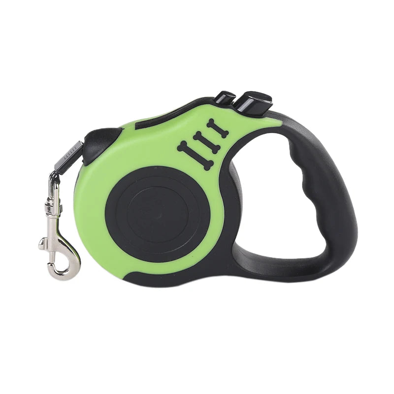 3m/5m Retractable Dog Leash, Strong Nylon, Durable Lead for Small, Medium & Large Dogs and Cats