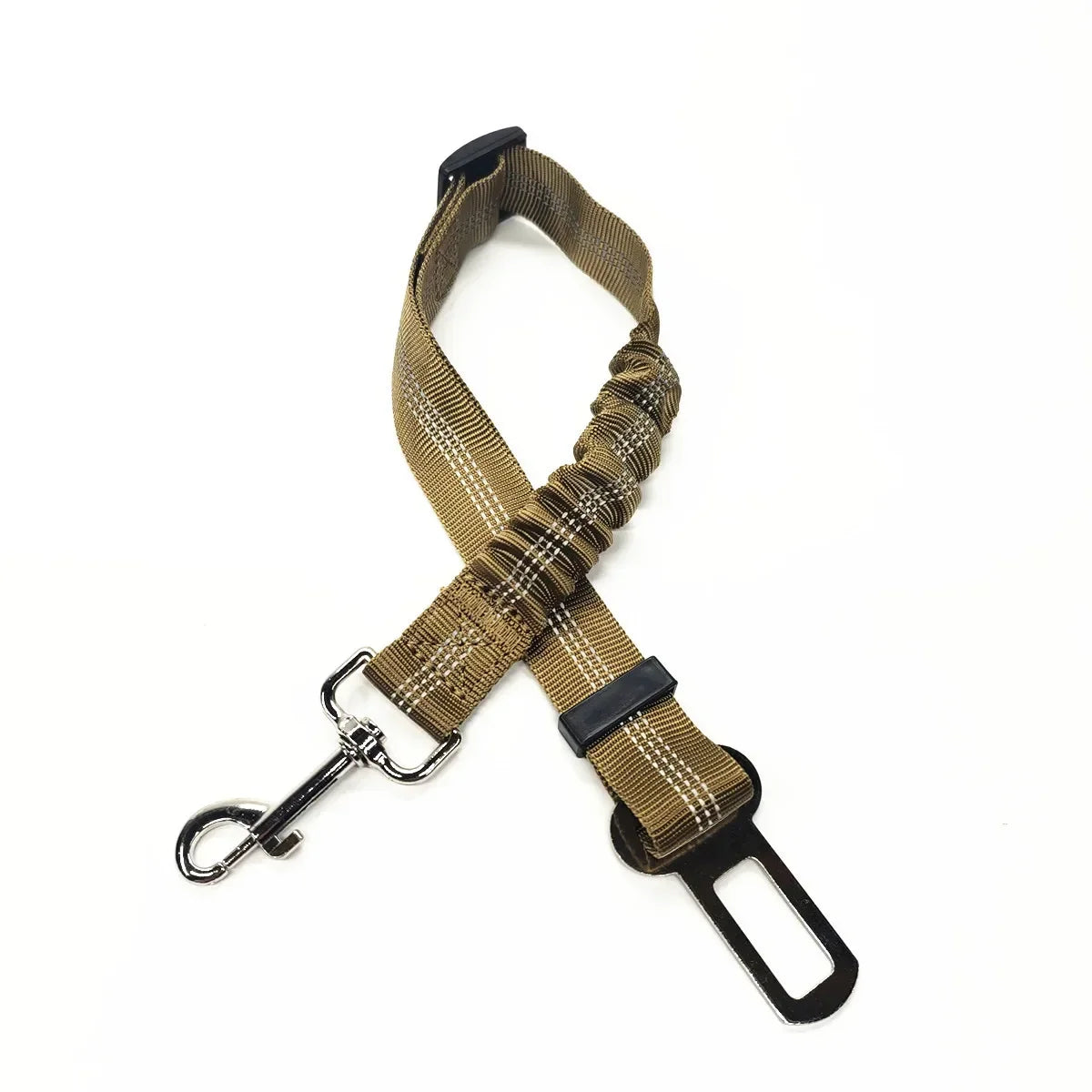 Adjustable Dog & Cat Car Seat Belt, Pet Safety Harness Lead Clip for Vehicle Travel