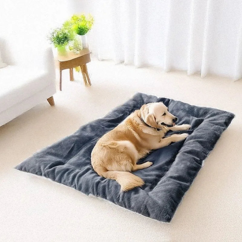 Extra Large Plush Dog Bed – Thick, Soft & Cozy Pet Mat for All Sizes
