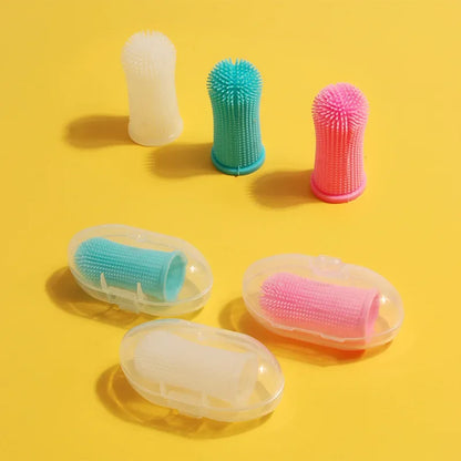 Soft Silicone Finger Toothbrush for Pets