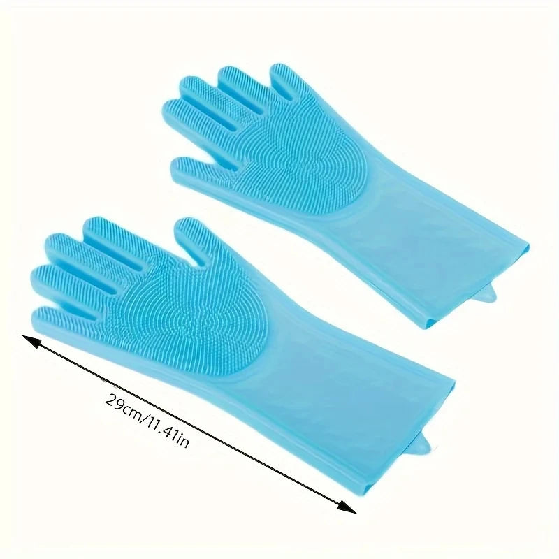 Pet Grooming & Bathing Gloves for Dogs and Cats