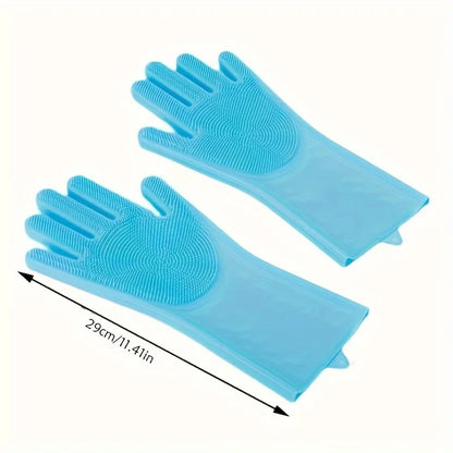 Pet Grooming & Bathing Gloves for Dogs and Cats