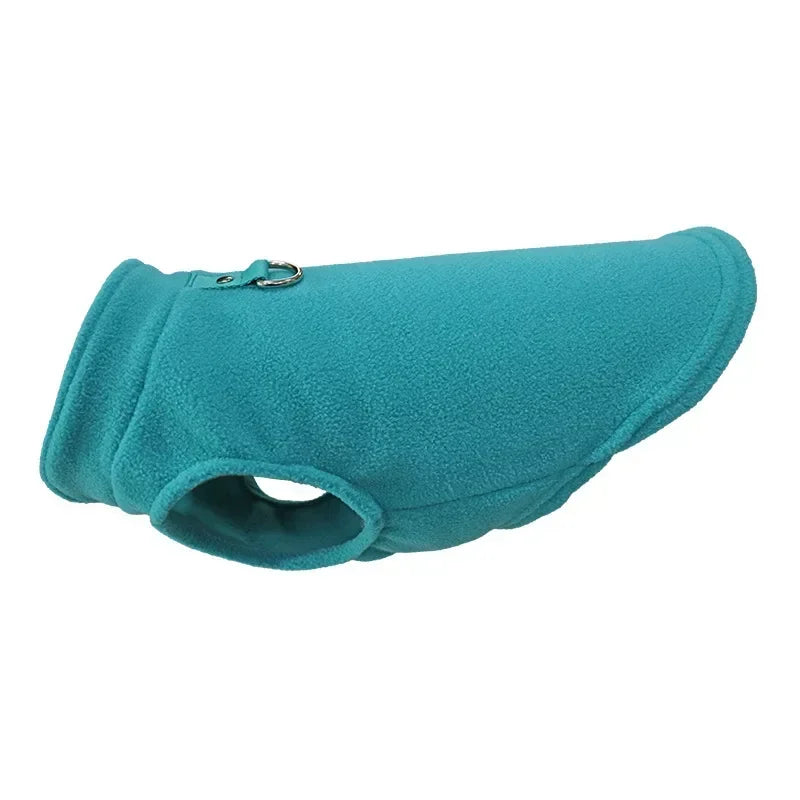 Warm Fleece Pet Jacket Vest – Cozy Coat for Small Dogs & Cats