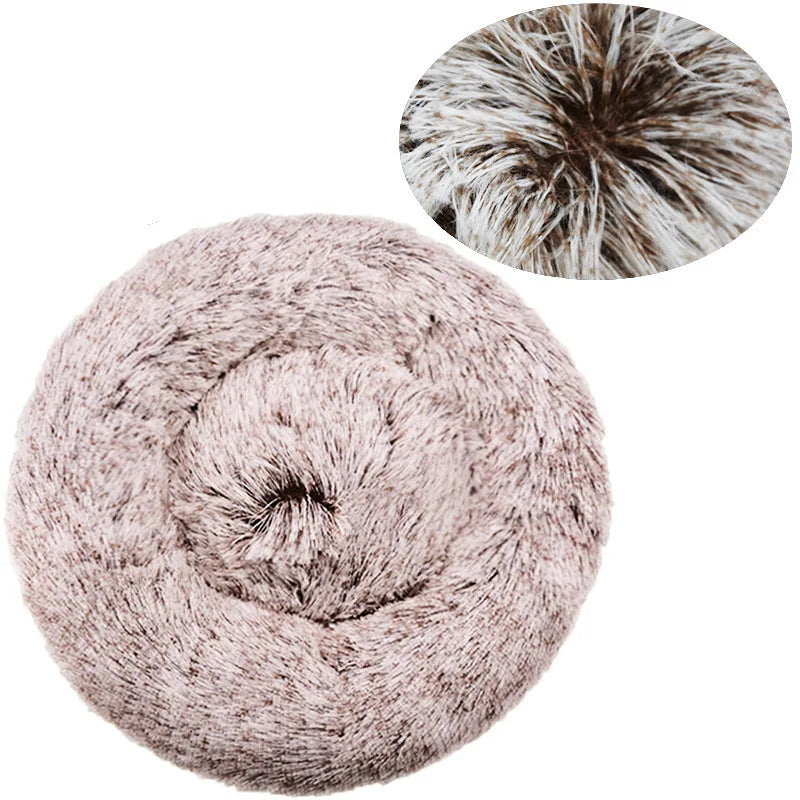 40-90cm 6 Sizes Round Pet Bed for Large Dog Bed Super Soft Cat Bed