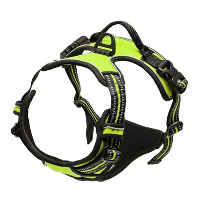 Dog Collar, Harness & Leash Set, Leather Vest for Small, Medium & Large Dogs and Puppies
