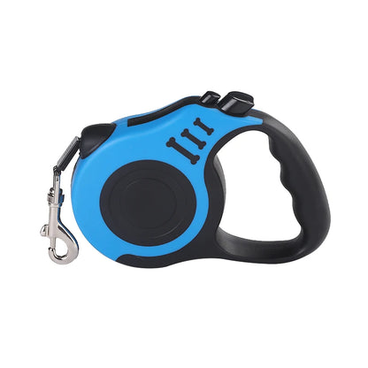 3m/5m Retractable Dog Leash, Strong Nylon, Durable Lead for Small, Medium & Large Dogs and Cats