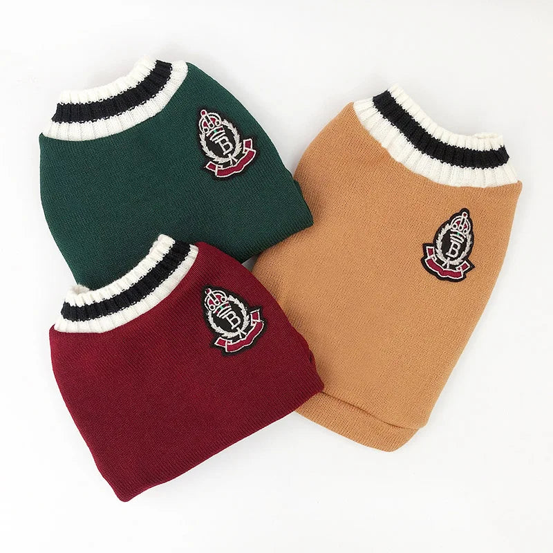 Warm Winter Pet Sweater – Cozy Pullover for Small Dogs & Cats