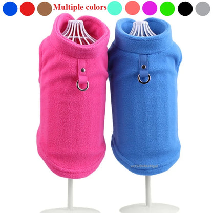 Warm Fleece Pet Jacket Vest – Cozy Coat for Small Dogs & Cats