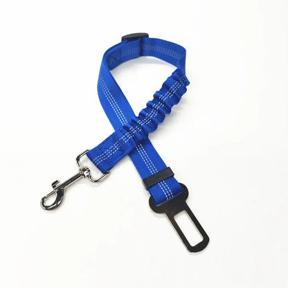 Adjustable Dog & Cat Car Seat Belt, Pet Safety Harness Lead Clip for Vehicle Travel