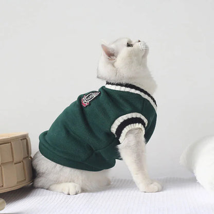 Warm Winter Pet Sweater – Cozy Pullover for Small Dogs & Cats