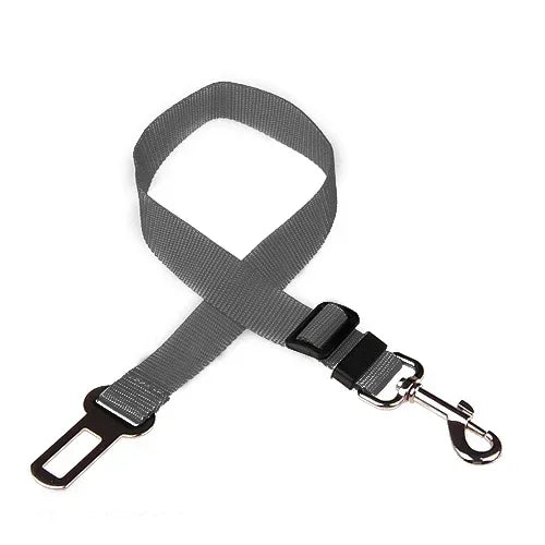 Adjustable Dog & Cat Car Seat Belt, Pet Safety Harness Lead Clip for Vehicle Travel