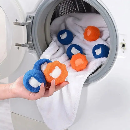 1-5Pcs Pet Hair Remover Ball, Reusable Laundry Lint Catcher for Washing Machine, Cat & Dog Fur Filter