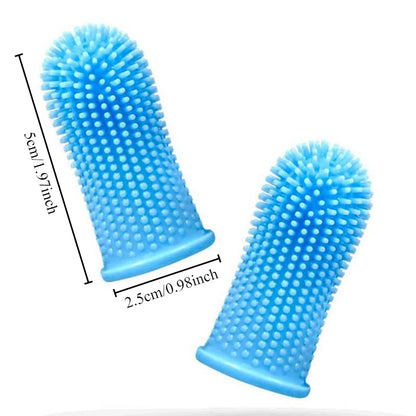 Soft Silicone Finger Toothbrush for Pets