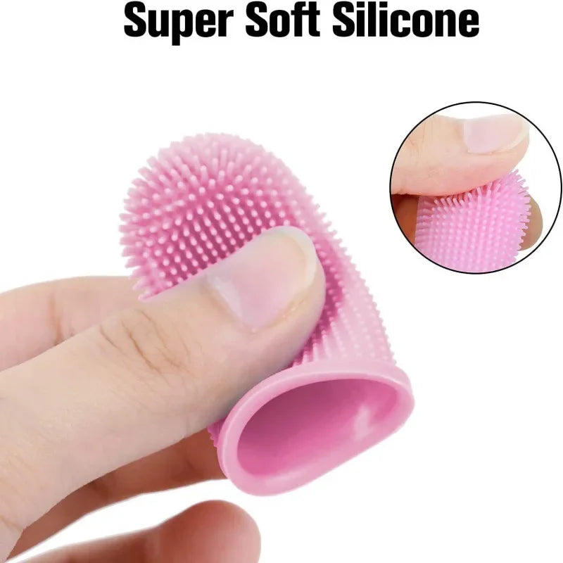 Soft Silicone Finger Toothbrush for Pets