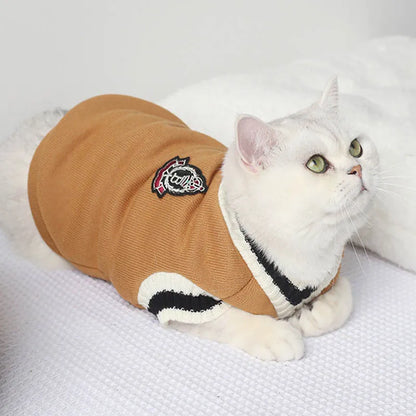 Warm Winter Pet Sweater – Cozy Pullover for Small Dogs & Cats