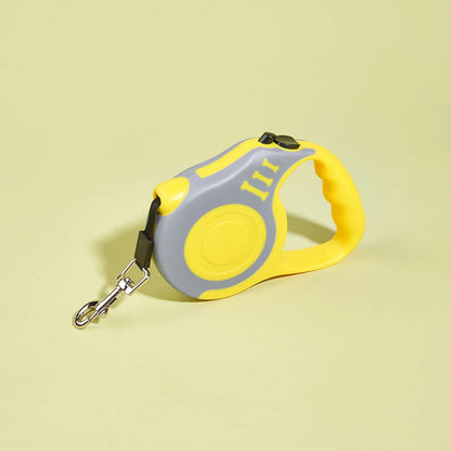 3m/5m Retractable Dog Leash, Strong Nylon, Durable Lead for Small, Medium & Large Dogs and Cats