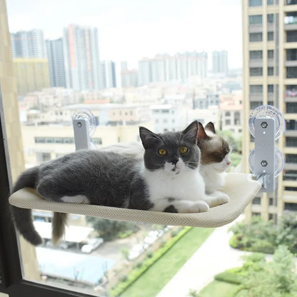 Cat Hammock Foldable Window Suction Cup Hanging Nest, Cat Sunbathing Hanging Bed