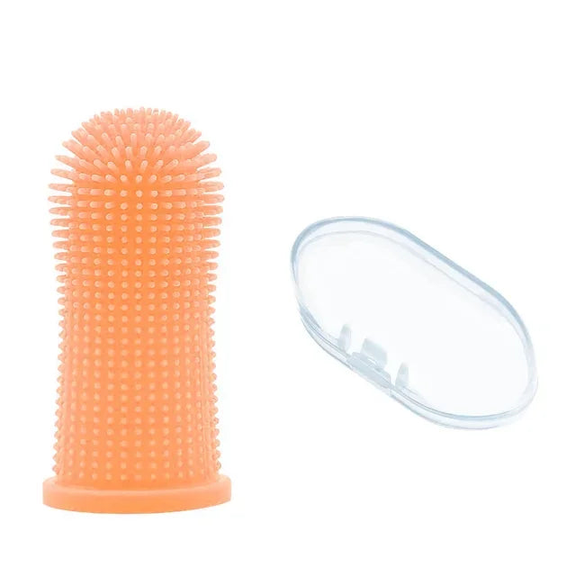 Soft Silicone Finger Toothbrush for Pets