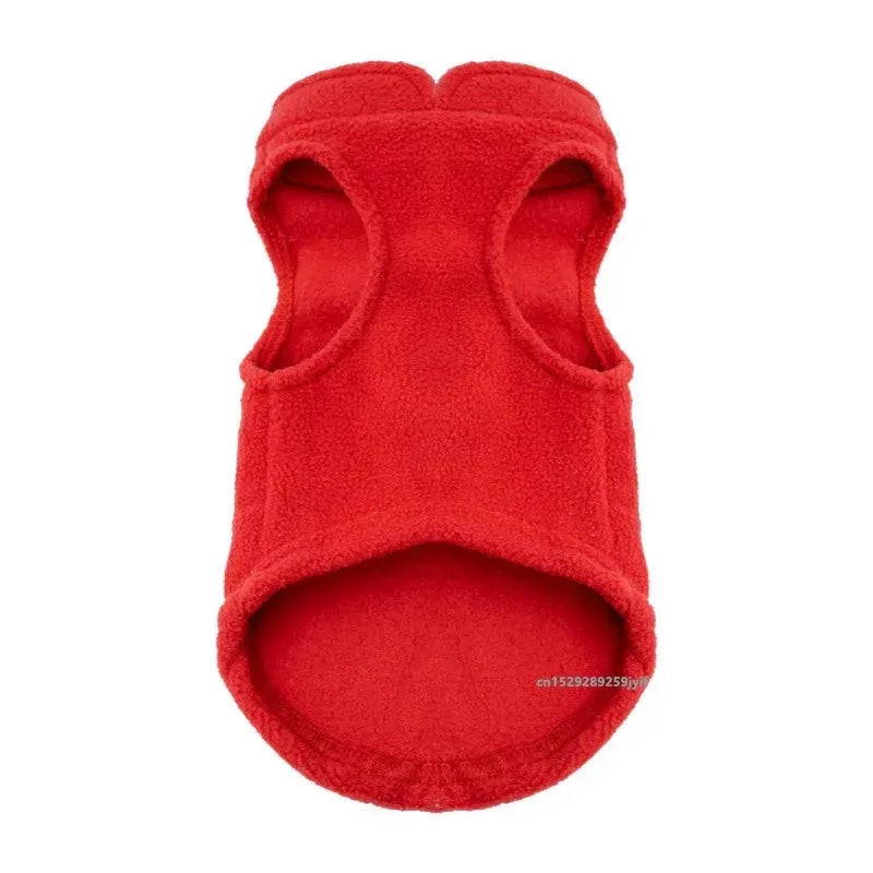 Warm Fleece Pet Jacket Vest – Cozy Coat for Small Dogs & Cats
