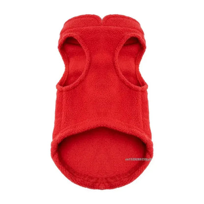 Warm Fleece Pet Jacket Vest – Cozy Coat for Small Dogs & Cats