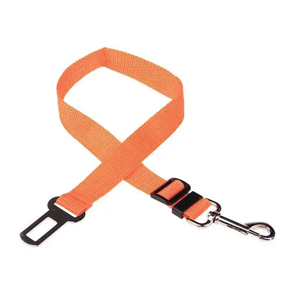 Adjustable Dog & Cat Car Seat Belt, Pet Safety Harness Lead Clip for Vehicle Travel