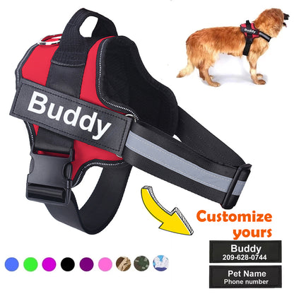 No-Pull Dog Harness | Reflective & Breathable | Wiggle & Whisk