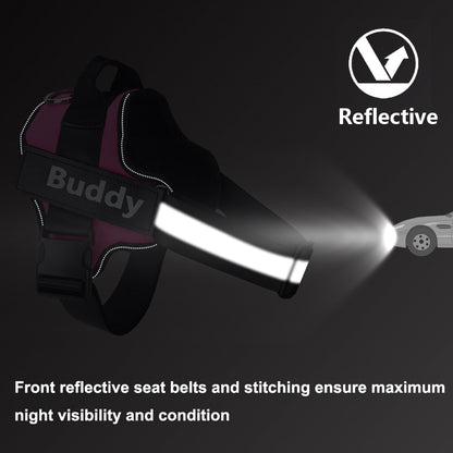 No-Pull Dog Harness | Reflective & Breathable | Wiggle & Whisk