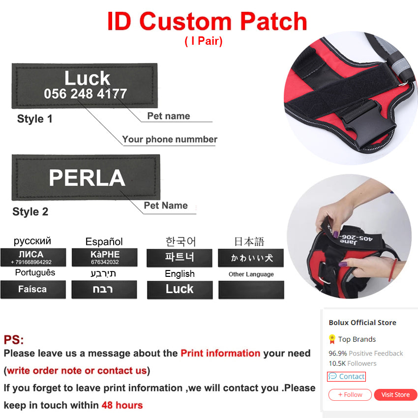 No-Pull Dog Harness | Reflective & Breathable | Wiggle & Whisk