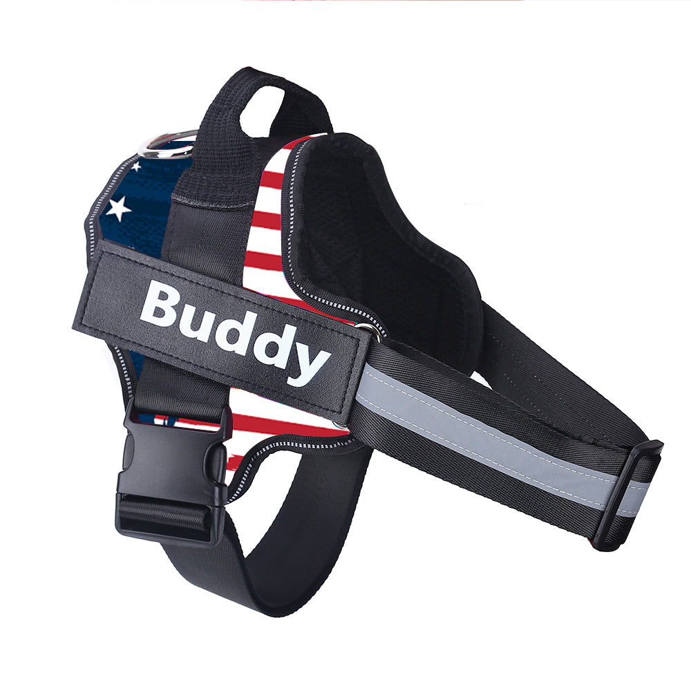 No-Pull Dog Harness | Reflective & Breathable | Wiggle & Whisk