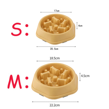 Slow Feeder Dog Bowl – Non-Slip Puzzle Bowl for Fast Eaters